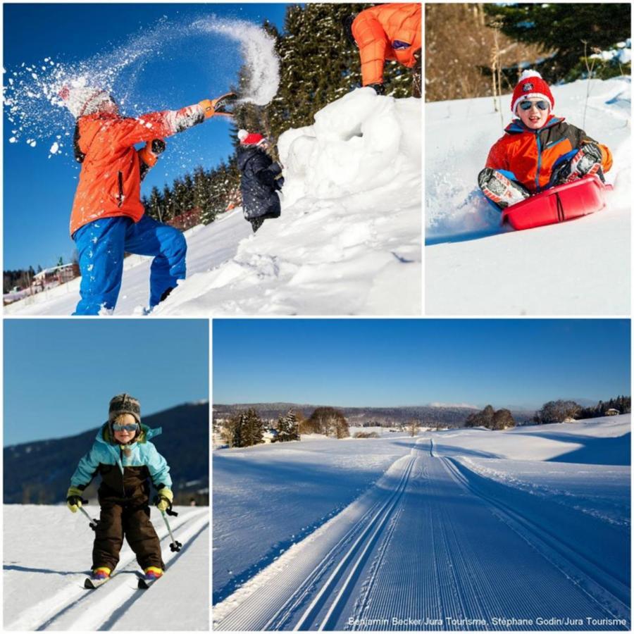 הוילה מורבייה Chalet Le Petit Jura מראה חיצוני תמונה