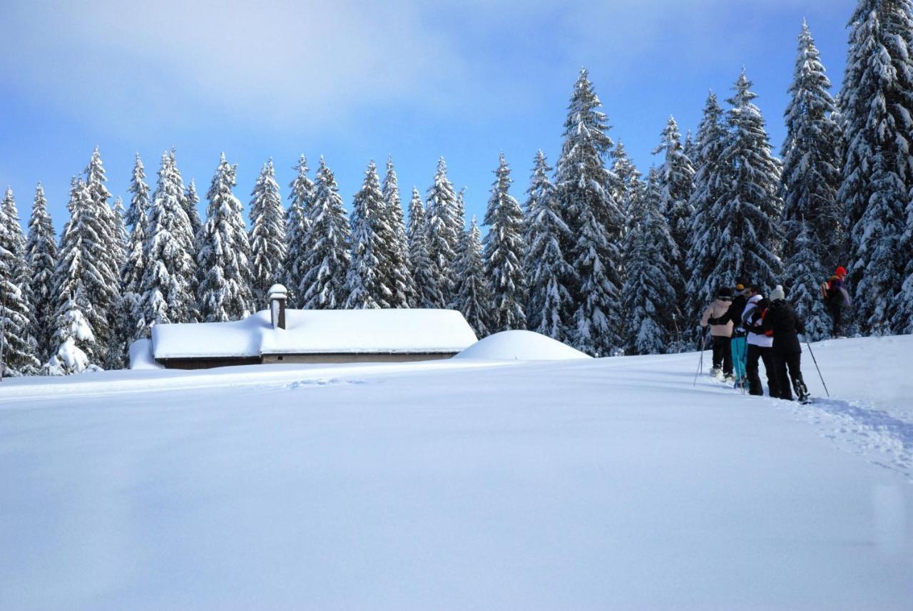 הוילה מורבייה Chalet Le Petit Jura מראה חיצוני תמונה